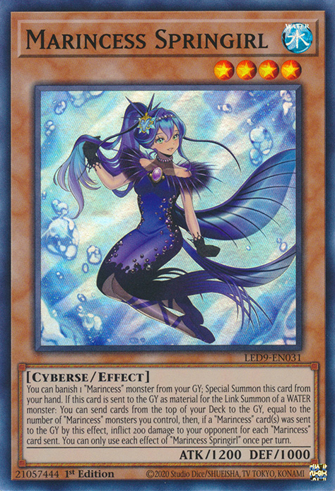 Marincess Springirl [LED9-EN031] Super Rare | Mega City Incorporated